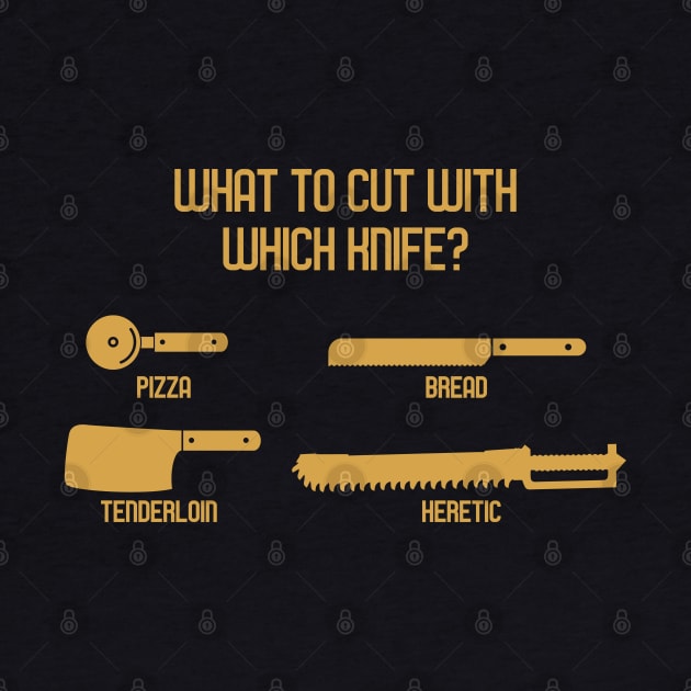 What to Cut with which Knife Funny Wargaming Meme by pixeptional